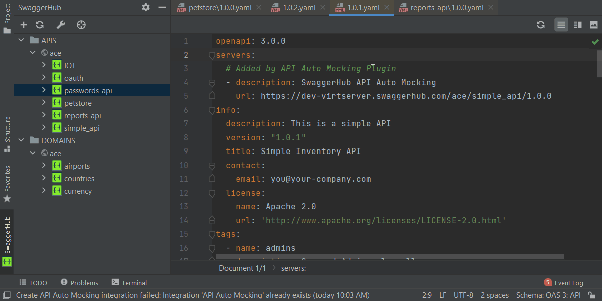 Find an API or domain Find an API or domain