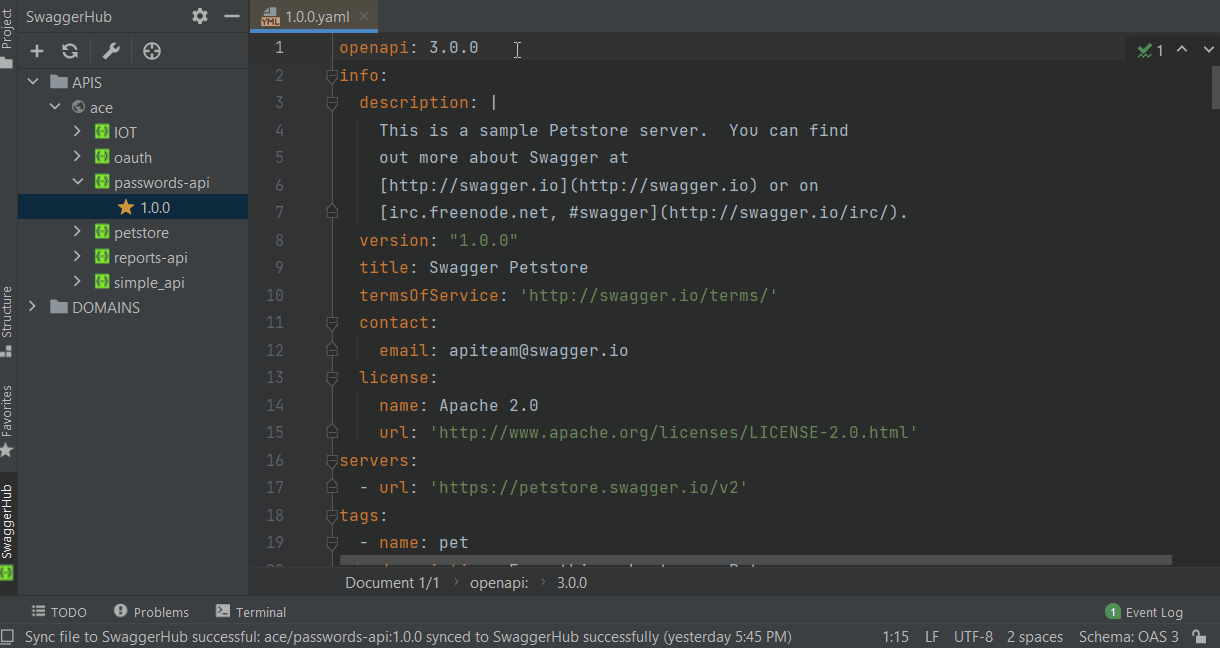 New API version New API version